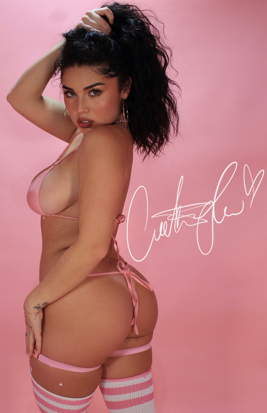 Cristiana Love Pink Poster